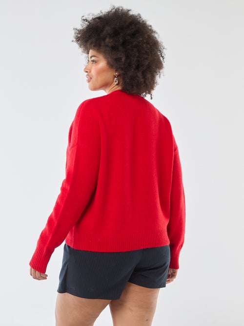 Colete de malha grossa - Kiabi