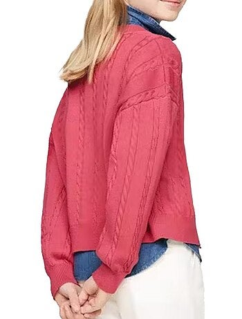 Colete de Malha Rosa para Menina Tommy Hilfiger