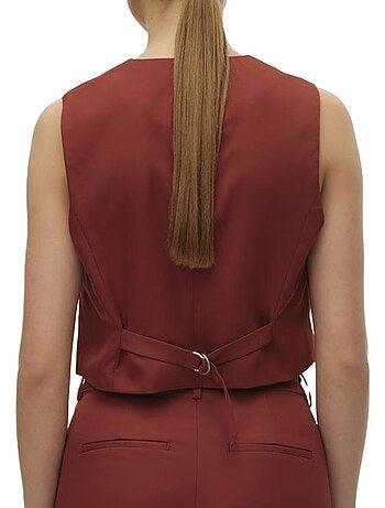 Colete de Mulher Terracota Vero Moda Tara