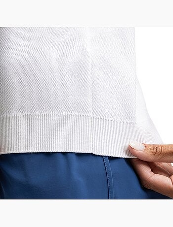 Colete de ténis de malha para mulher