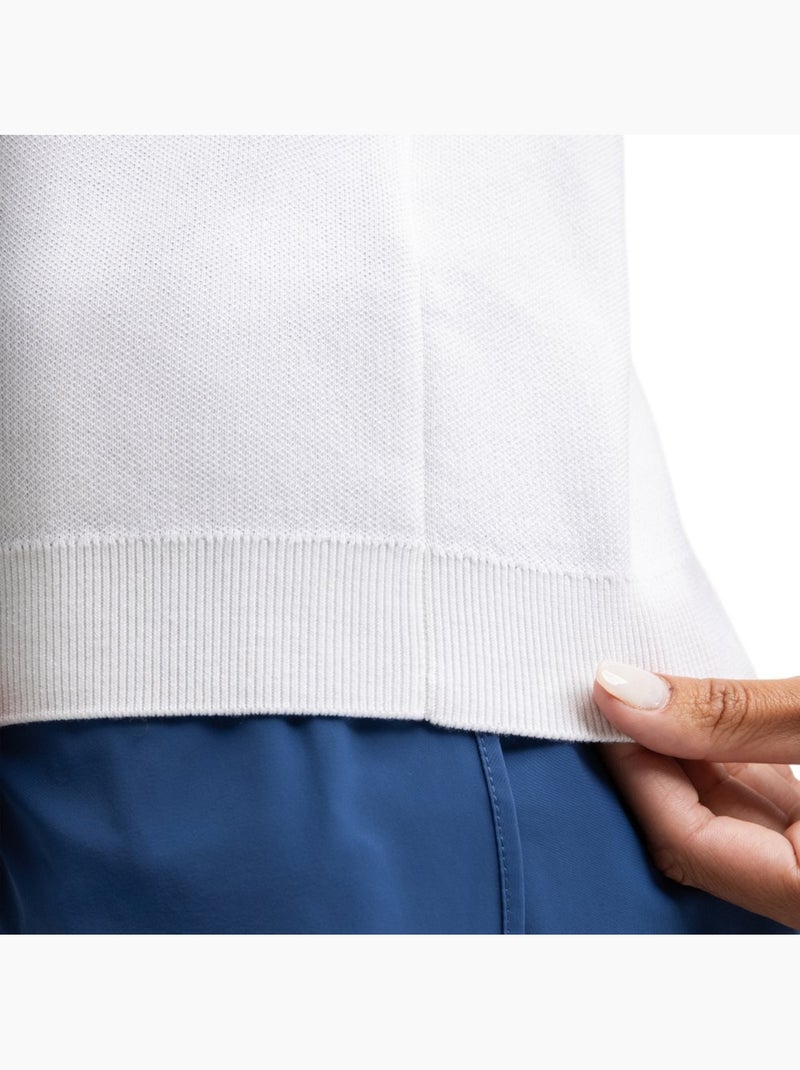 Colete de ténis de malha para mulher Branco - Kiabi
