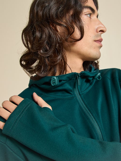 Colete desportivo com capuz - (ekstract) - Kiabi