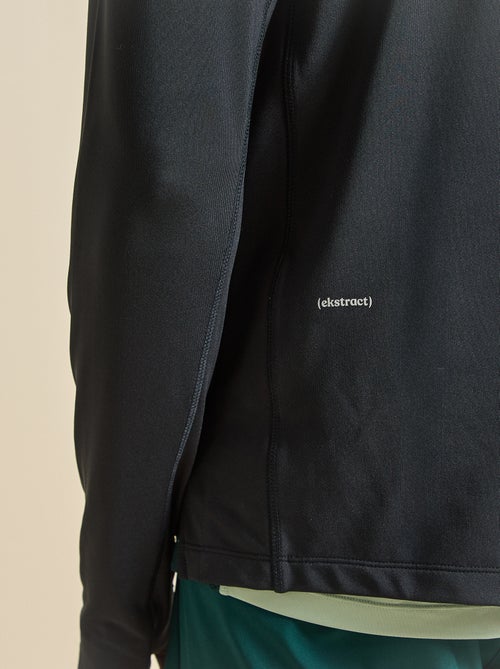 Colete desportivo com gola com fecho - (ekstract) - Kiabi