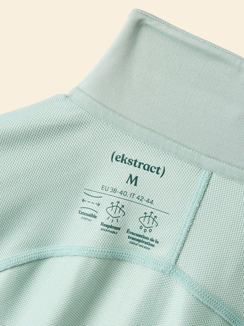 Colete desportivo com gola com fecho - (ekstract) - Kiabi