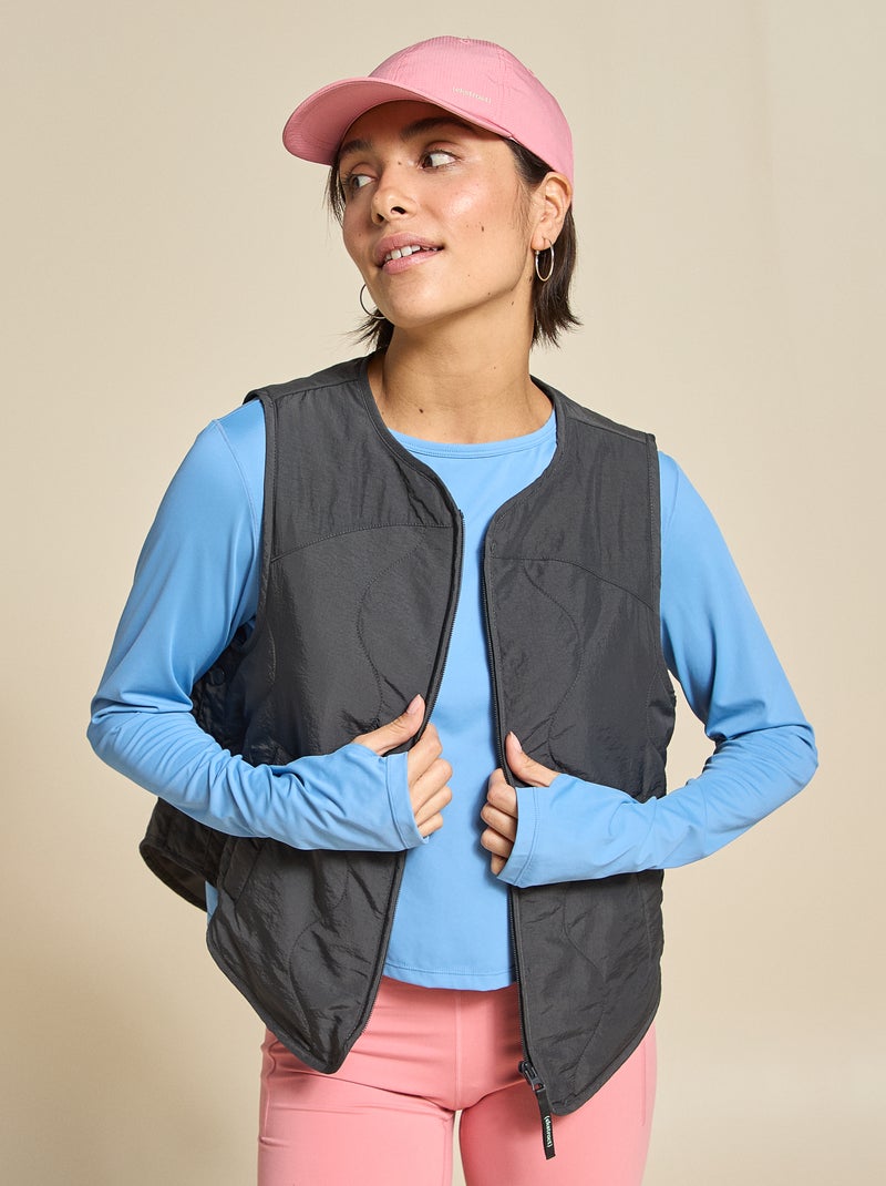 Colete desportivo sem mangas - (ekstract) Preto - Kiabi