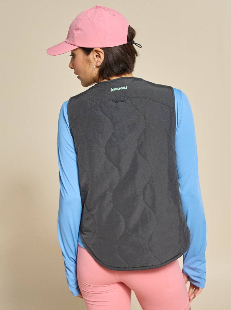 Colete desportivo sem mangas - (ekstract) Preto - Kiabi