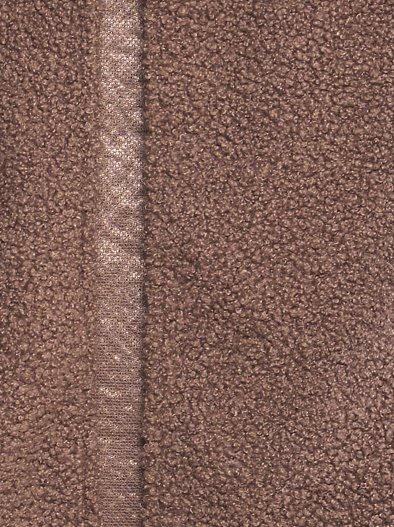 Colete efeito lã de carneiro CASTANHO - Kiabi