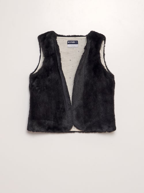 Colete em imitação de pele - Kiabi