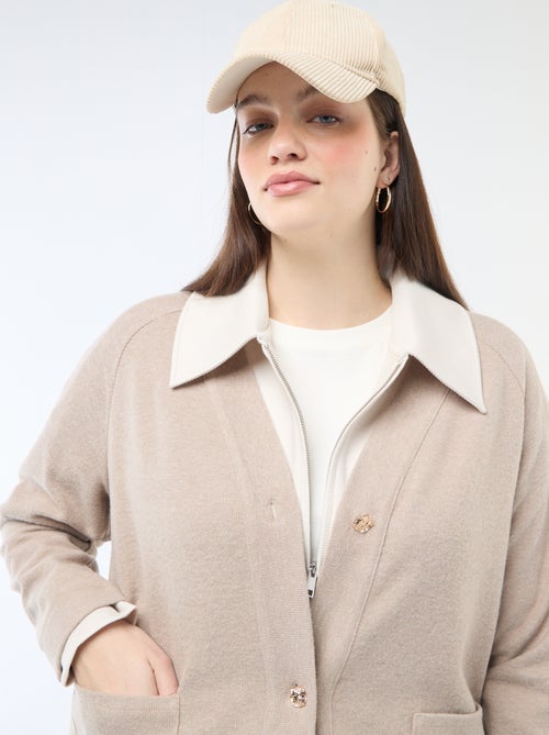 Colete em malha macia - Kiabi