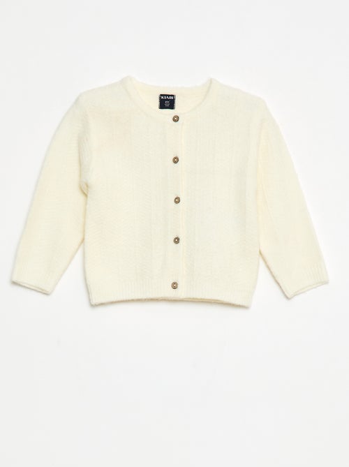 Colete em malha tricot - Kiabi