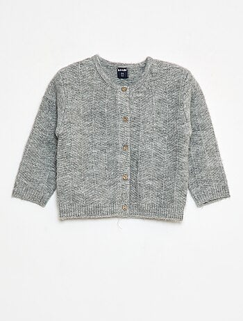 Colete em malha tricot