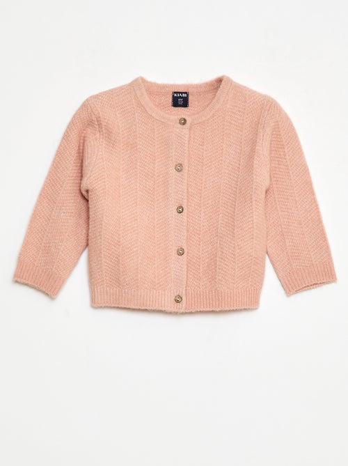 Colete em malha tricot - Kiabi