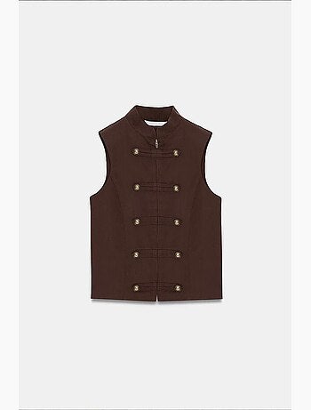 Colete em tencel dilvin