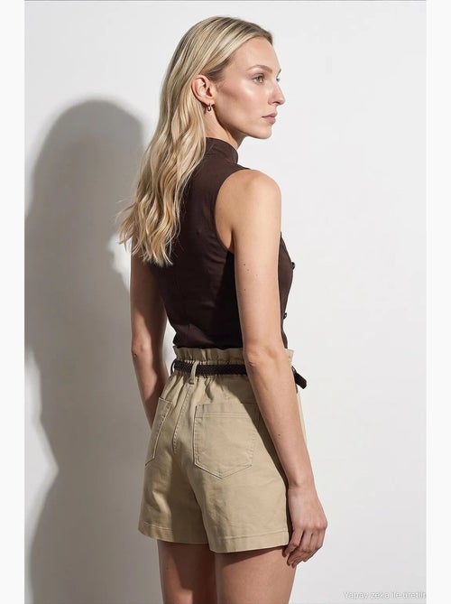Colete em tencel dilvin - Kiabi