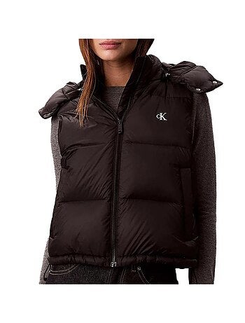 Colete Essencial Preto Calvin Klein Jeans para Mulher