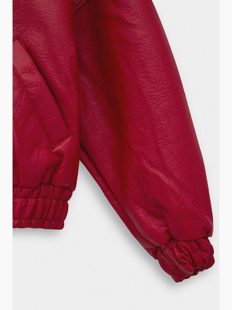 Colete estruturado giesto Vermelho bordô - Kiabi