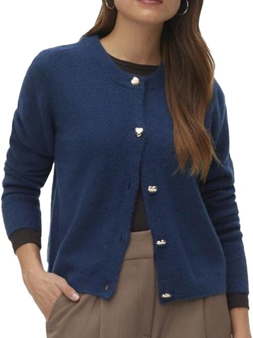 Colete Feminino Vero Moda Fiona Azul Marinho - Kiabi Colete Feminino Vero Moda Fiona Azul Marinho - Kiabi