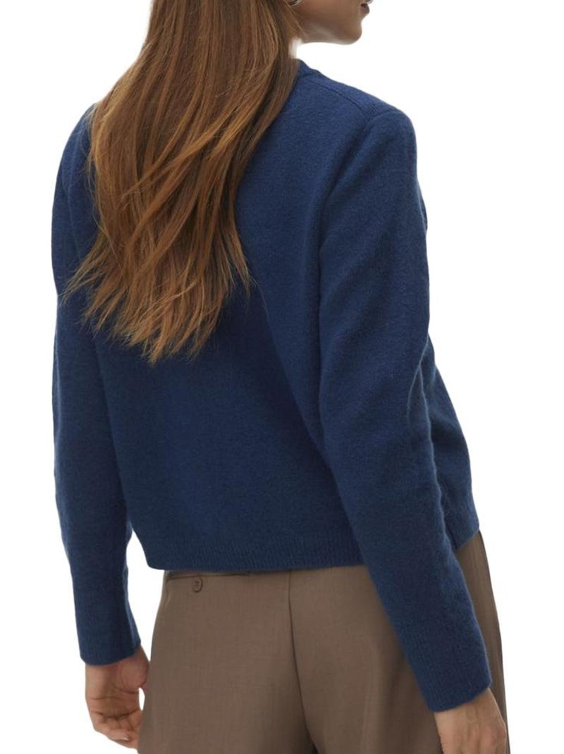 Colete Feminino Vero Moda Fiona Azul Marinho Azul - Kiabi