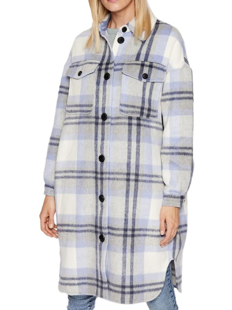 Colete Feminino Vero Moda Nelly Azul/Cinzento Azul - Kiabi