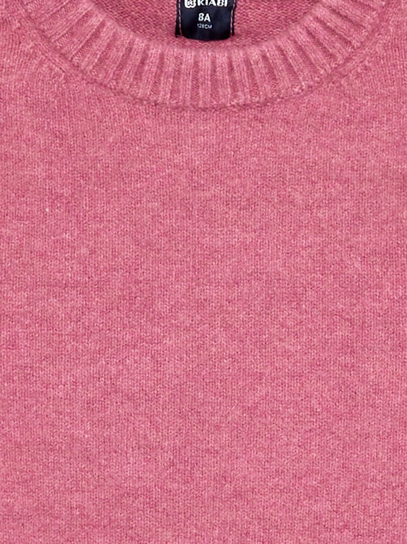 Colete liso sem mangas Rosa - Kiabi