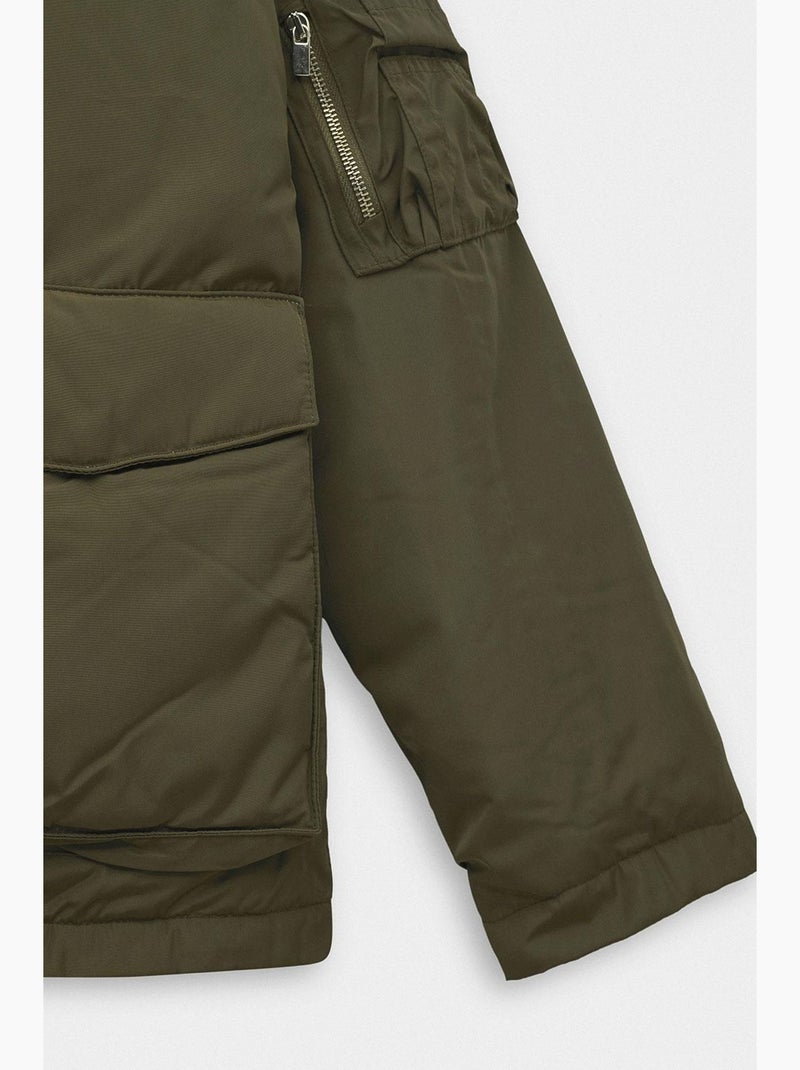 Colete masculino ajustado giesto Verde cáqui - Kiabi