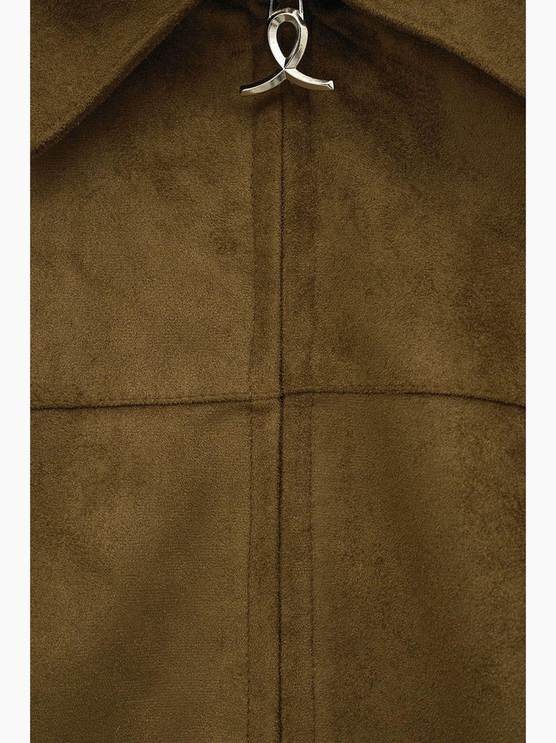 Colete masculino ajustado giesto Verde cáqui - Kiabi