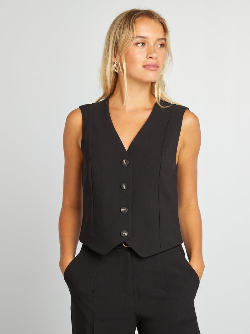 Colete Preto - Kiabi