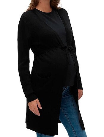 Colete Preto Feminino Mamalicious Jacina