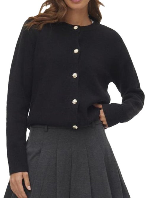 Colete Preto Feminino Vero Moda Fiona - Kiabi