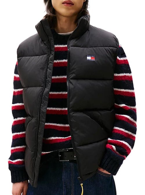 Colete Preto Sem Mangas Tommy Hilfiger para Mulher DM0DM22069 - Kiabi Colete Preto Sem Mangas Tommy Hilfiger para Mulher DM0DM22069 - Kiabi