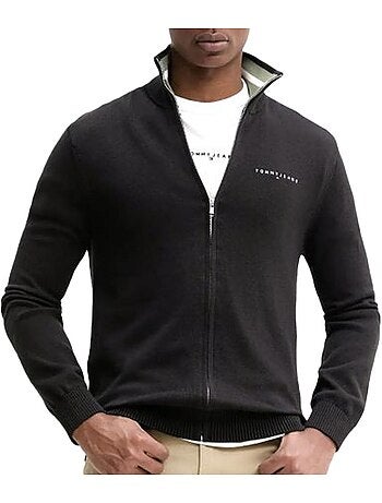 Colete Preto Tommy Hilfiger Slim Linear para Homem