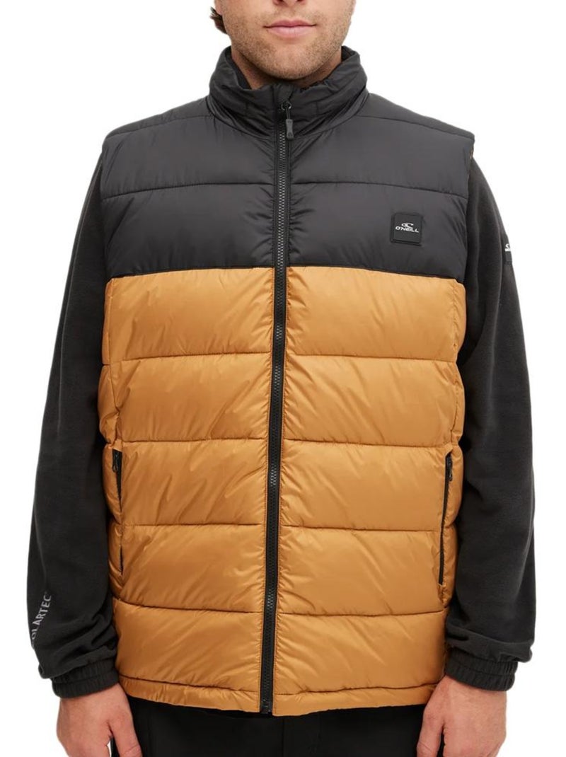 Colete Puffer O'Neill O'riginals para Homem Preto/Laranja Preto - Kiabi