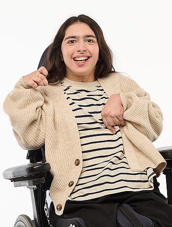 Colete quente com botões magnéticos - Fácil de Vestir