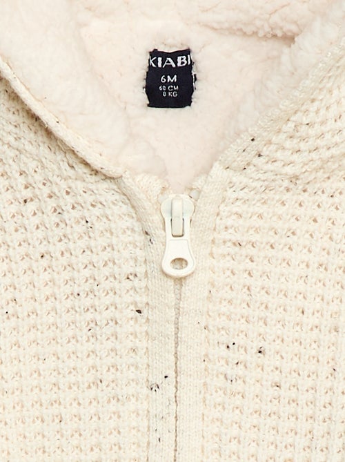 Colete quente em algodão - Kiabi