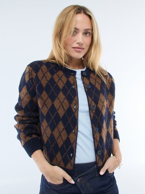 Colete quente estampado - Kiabi