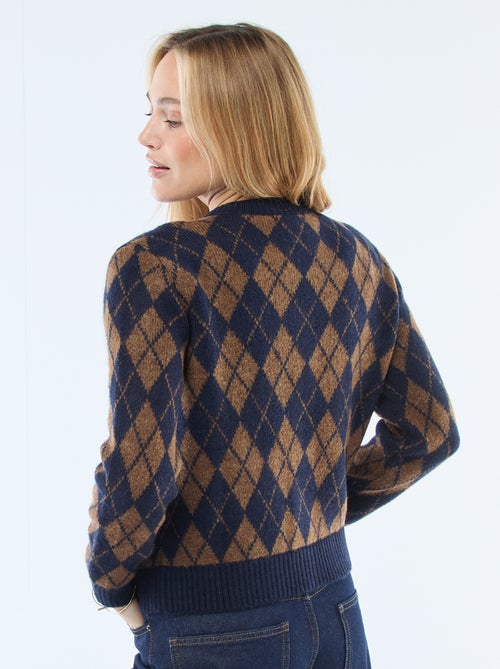 Colete quente estampado - Kiabi