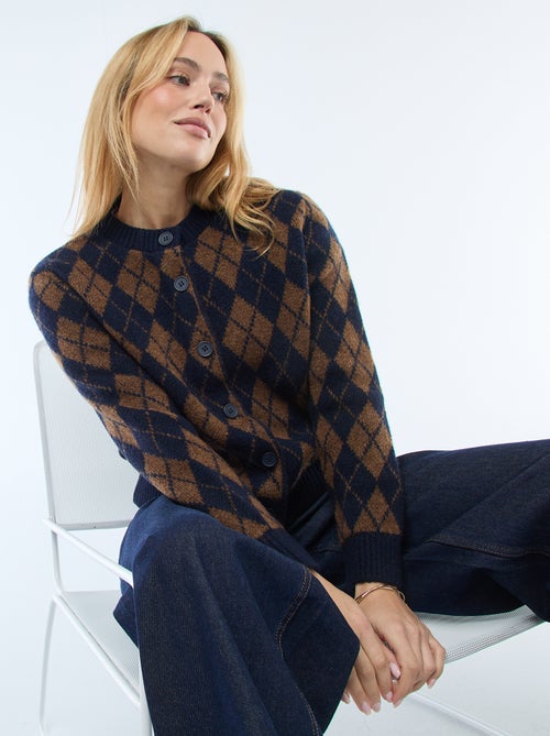 Colete quente estampado - Kiabi