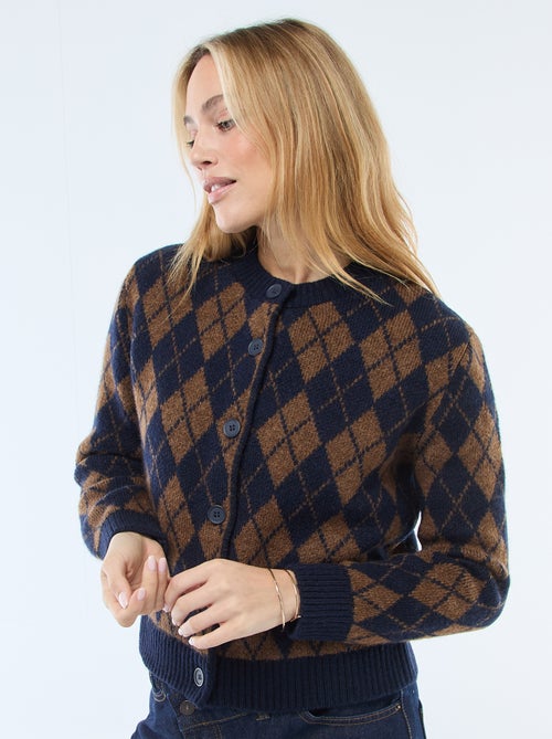 Colete quente estampado - Kiabi