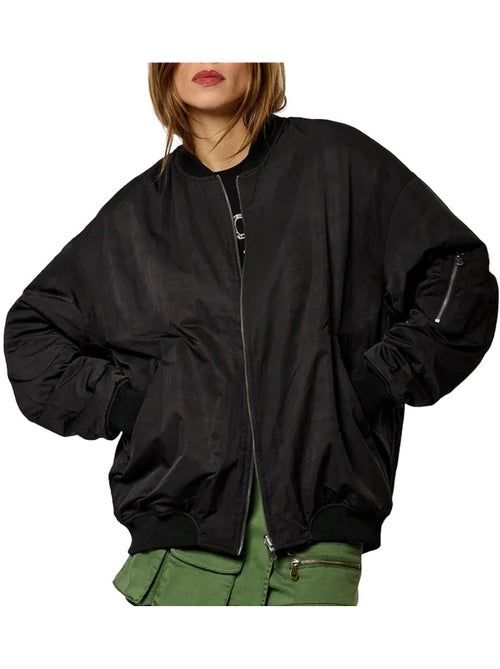 Colete Reversível Feminino Kaporal Vadas Preto - Kiabi Colete Reversível Feminino Kaporal Vadas Preto - Kiabi
