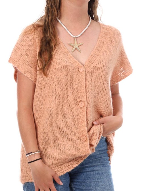 Colete Rosa Teddy Smith Laurie para Mulher - Kiabi