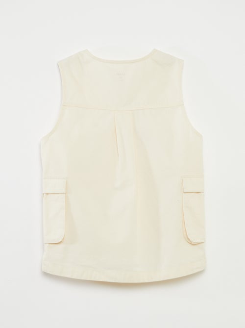 Colete sem mangas - coleção fácil de vestir - Kiabi Colete sem mangas - coleção fácil de vestir - Kiabi