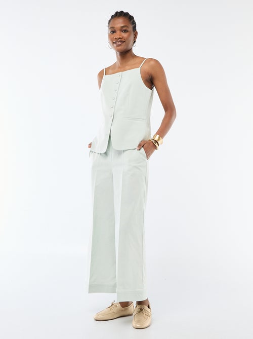 Colete sem mangas com alças - Kiabi