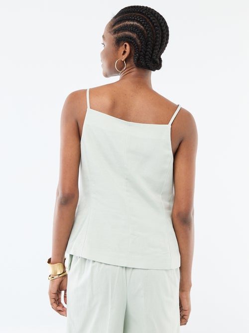 Colete sem mangas com alças - Kiabi