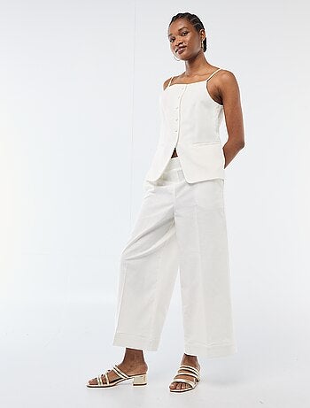 Colete sem mangas com alças