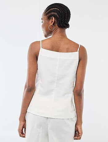 Colete sem mangas com alças