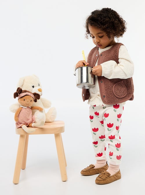 Colete sem mangas com efeito de lã de ovelha - Kiabi