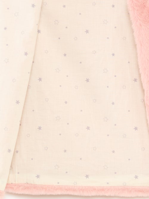 Colete sem mangas em pelo sintético - Kiabi