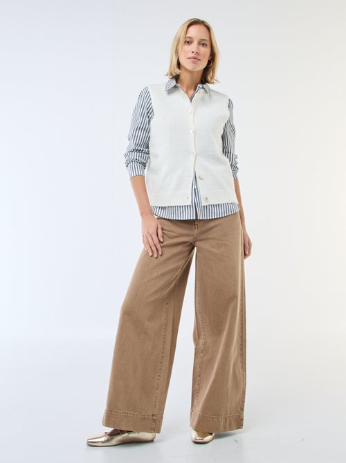 Colete sem mangas liso - Kiabi