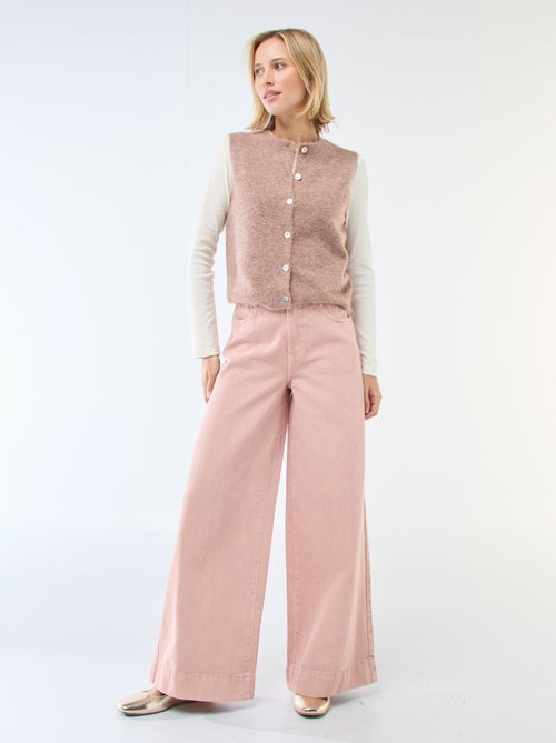 Colete sem mangas liso - Kiabi