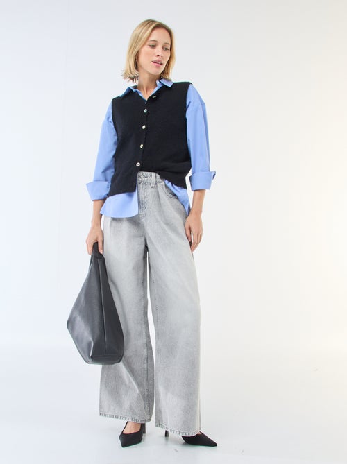 Colete sem mangas liso - Kiabi